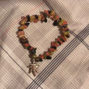 Marijuana Leaf Bracelet